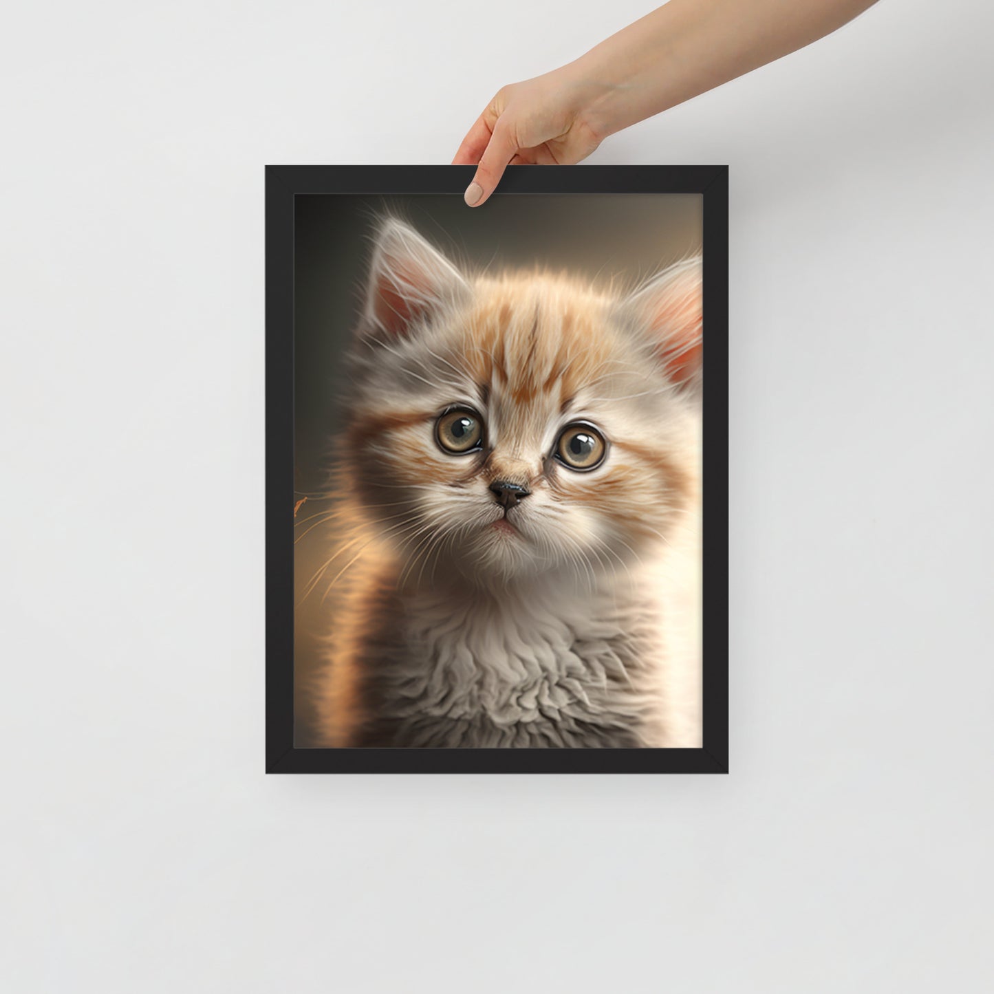 Cleo, Kitten Framed Poster