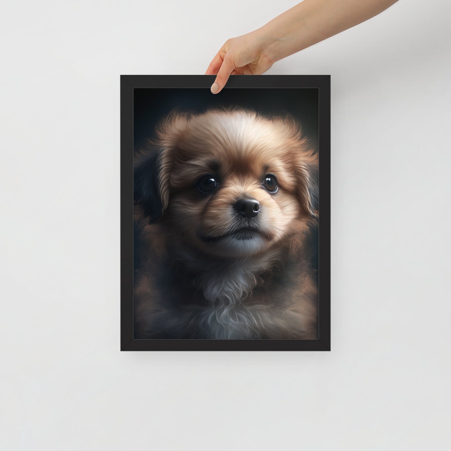 Sadie, Puppy Framed poster