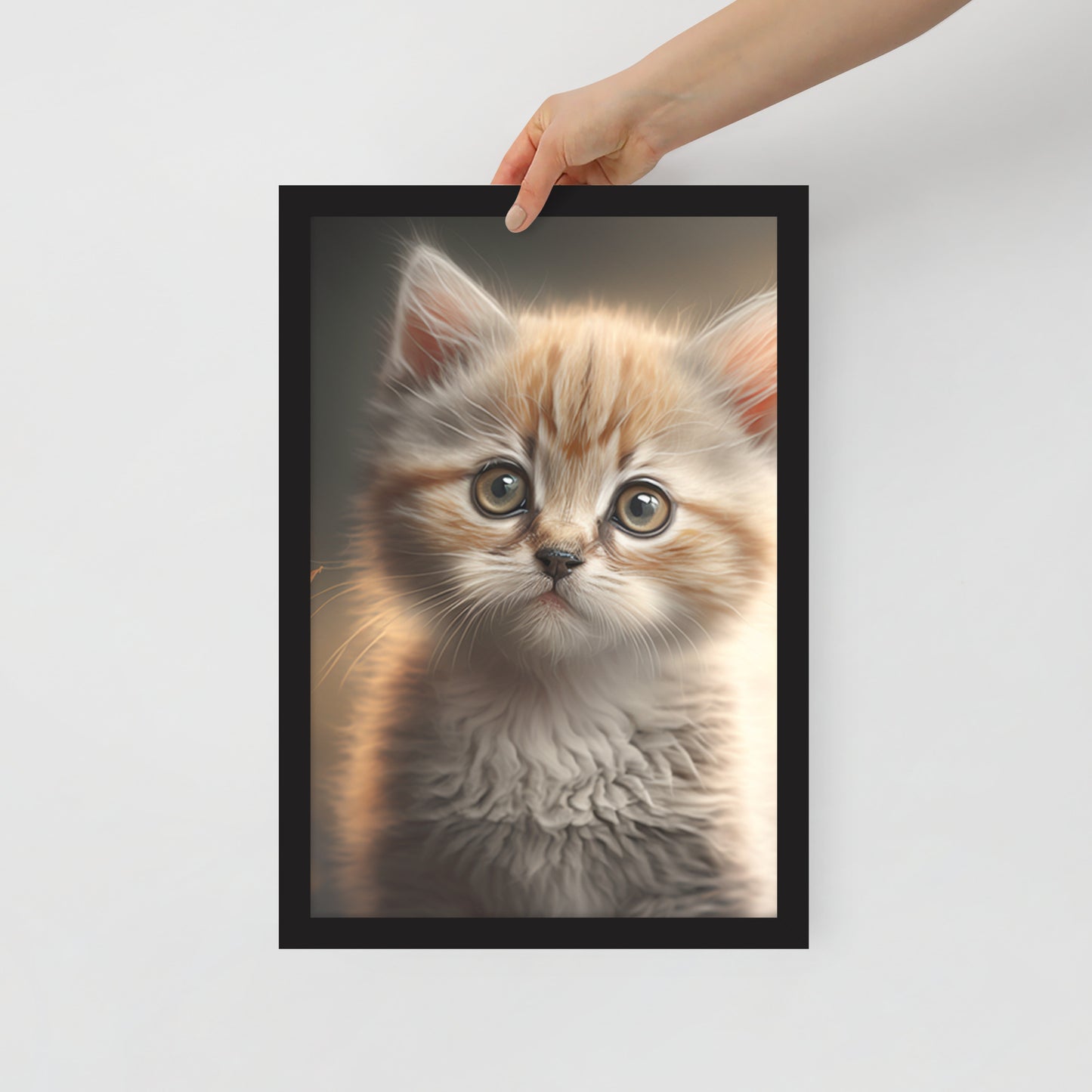 Cleo, Kitten Framed Poster