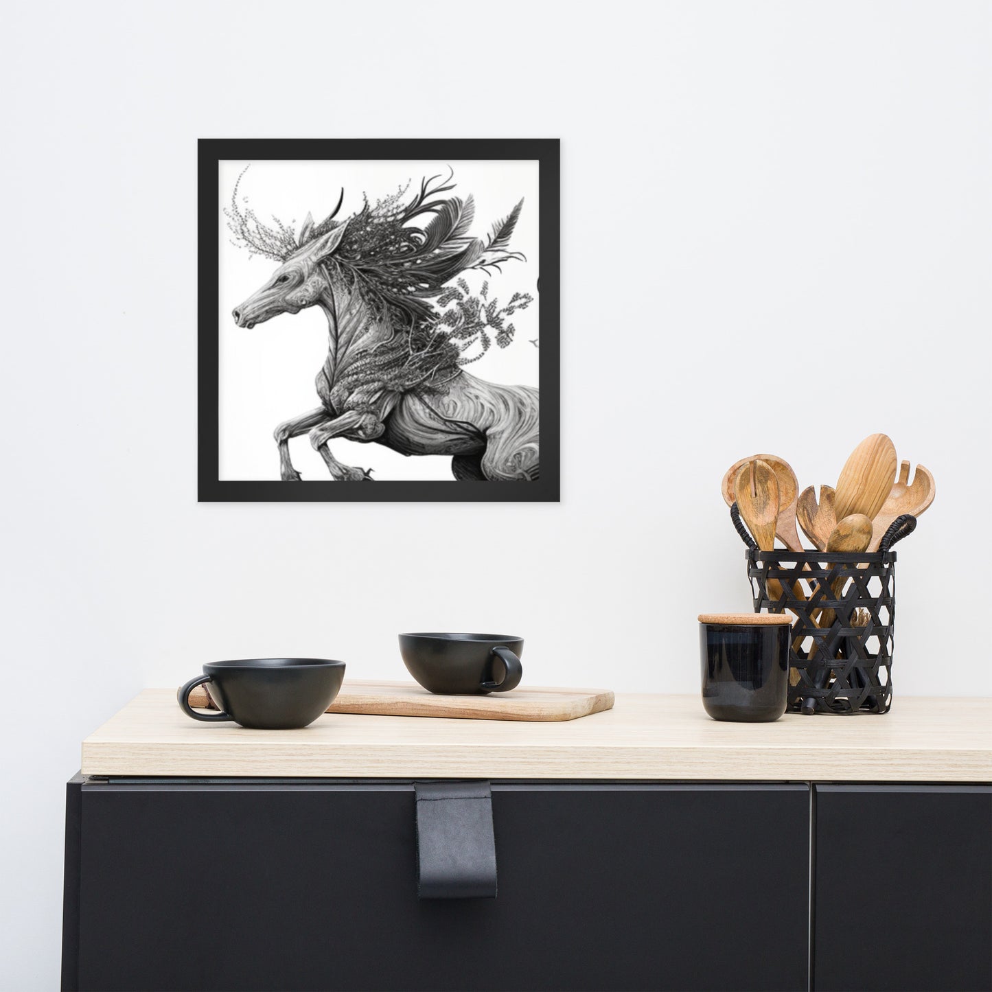 Seraphina Mystical Creature Framed poster