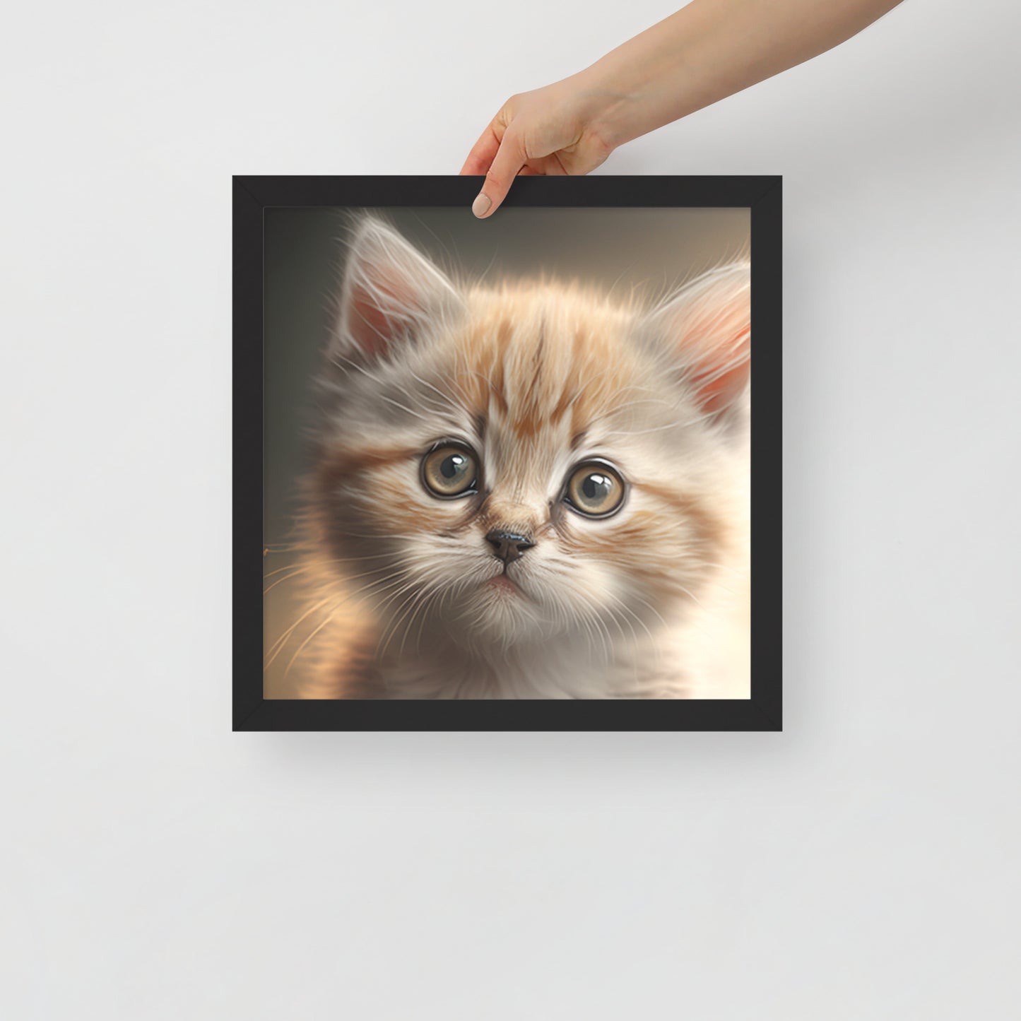 Cleo, Kitten Framed Poster
