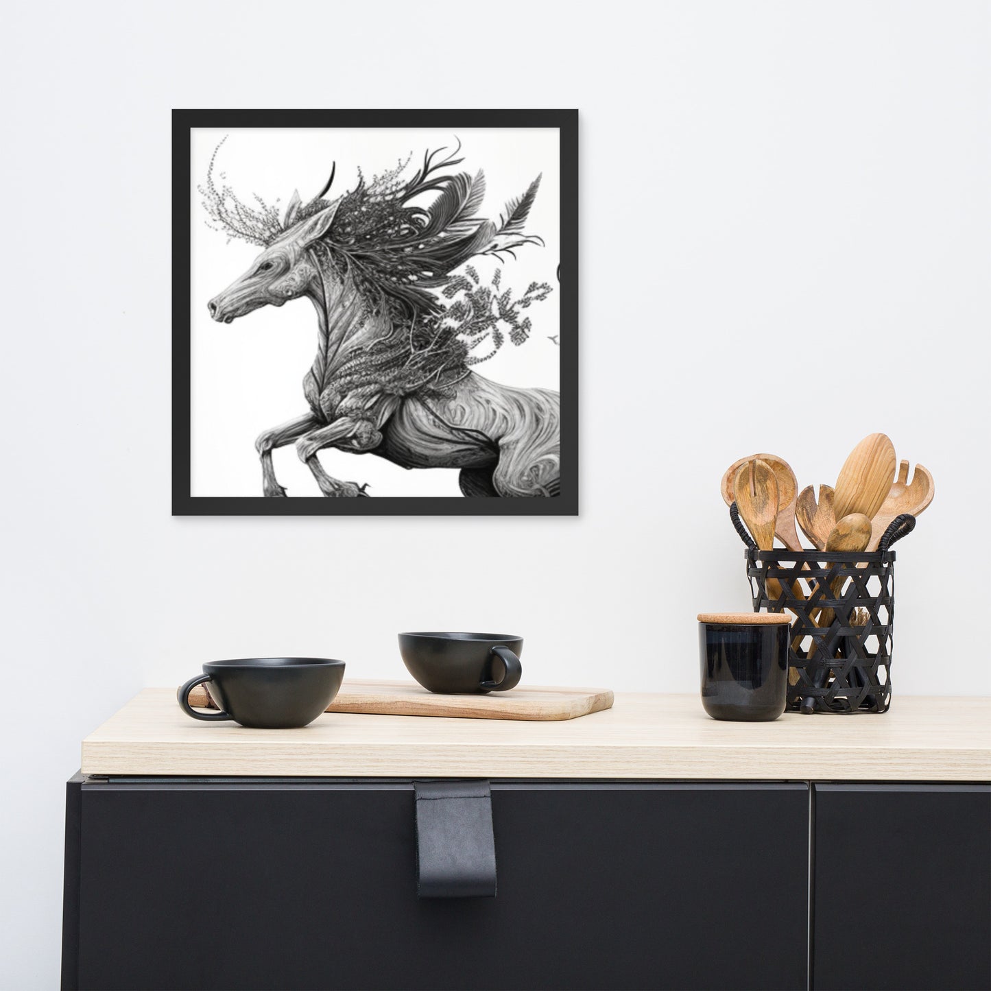Seraphina Mystical Creature Framed poster