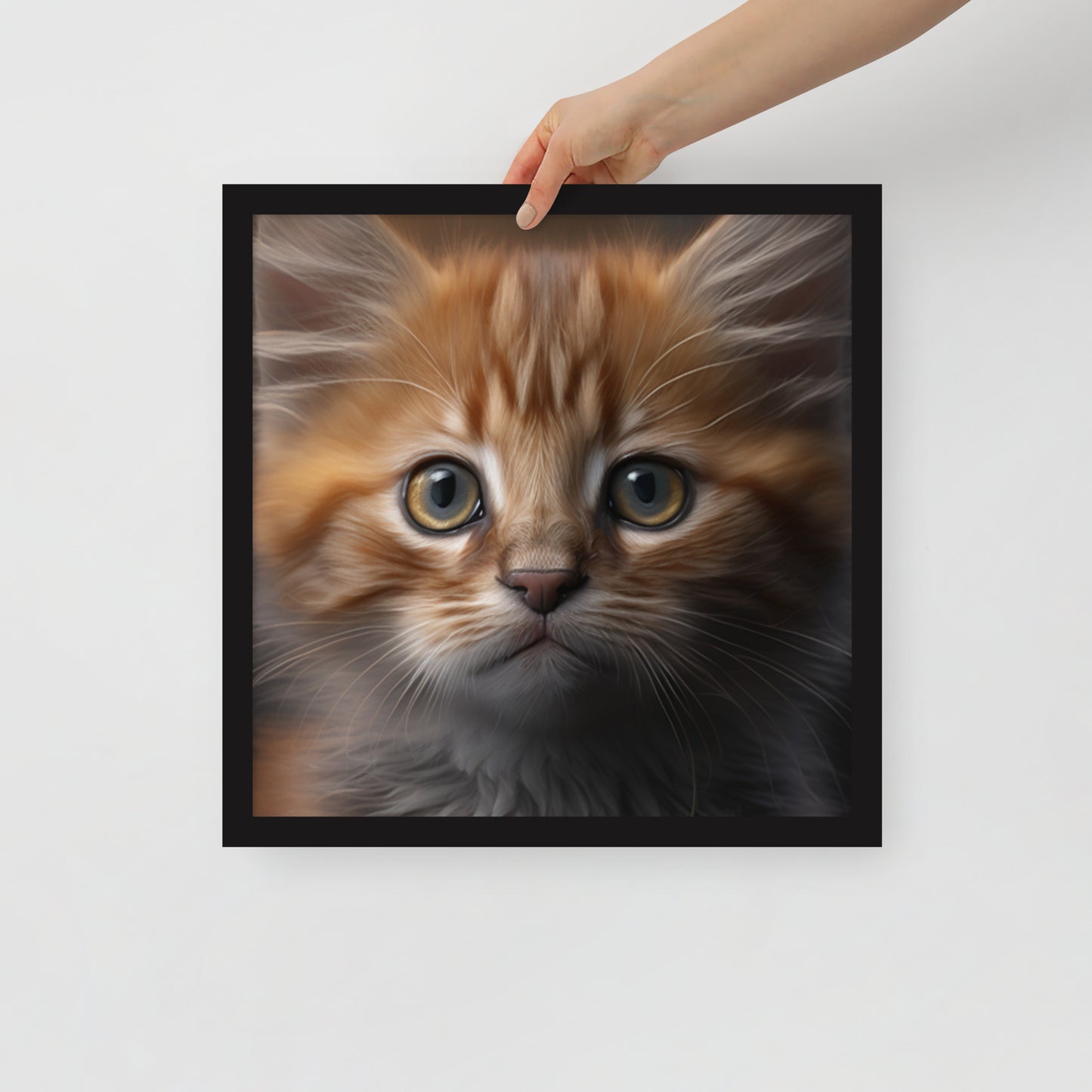 Luna, Kitten Framed poster