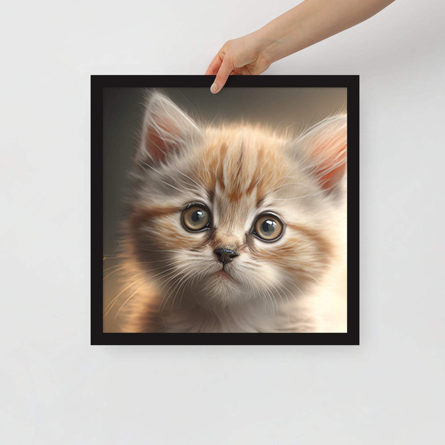 Cleo, Kitten Framed Poster