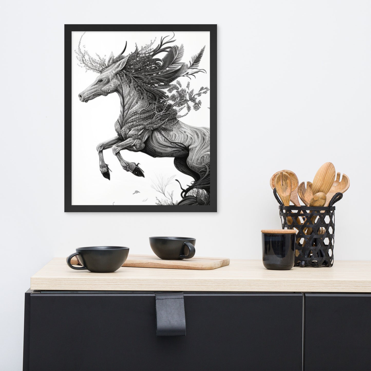 Seraphina Mystical Creature Framed poster