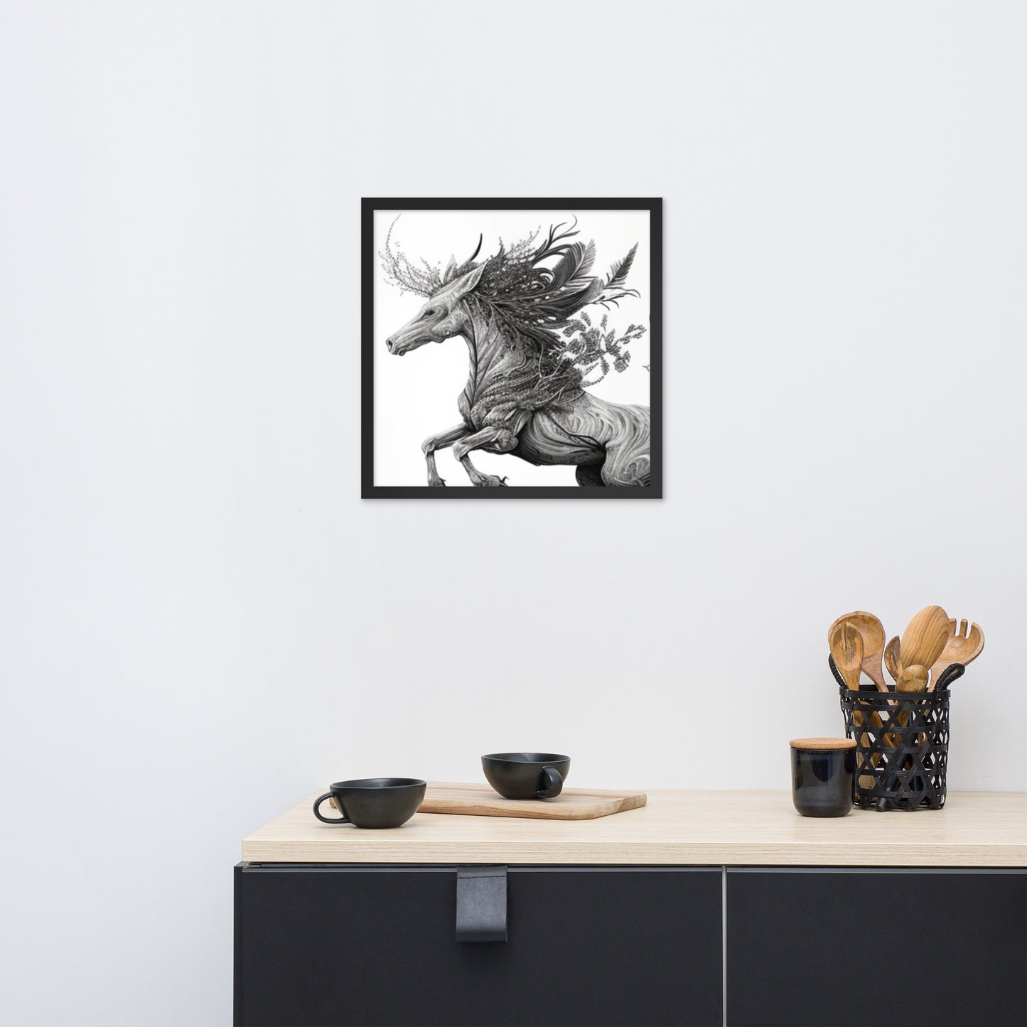 Seraphina Mystical Creature Framed poster