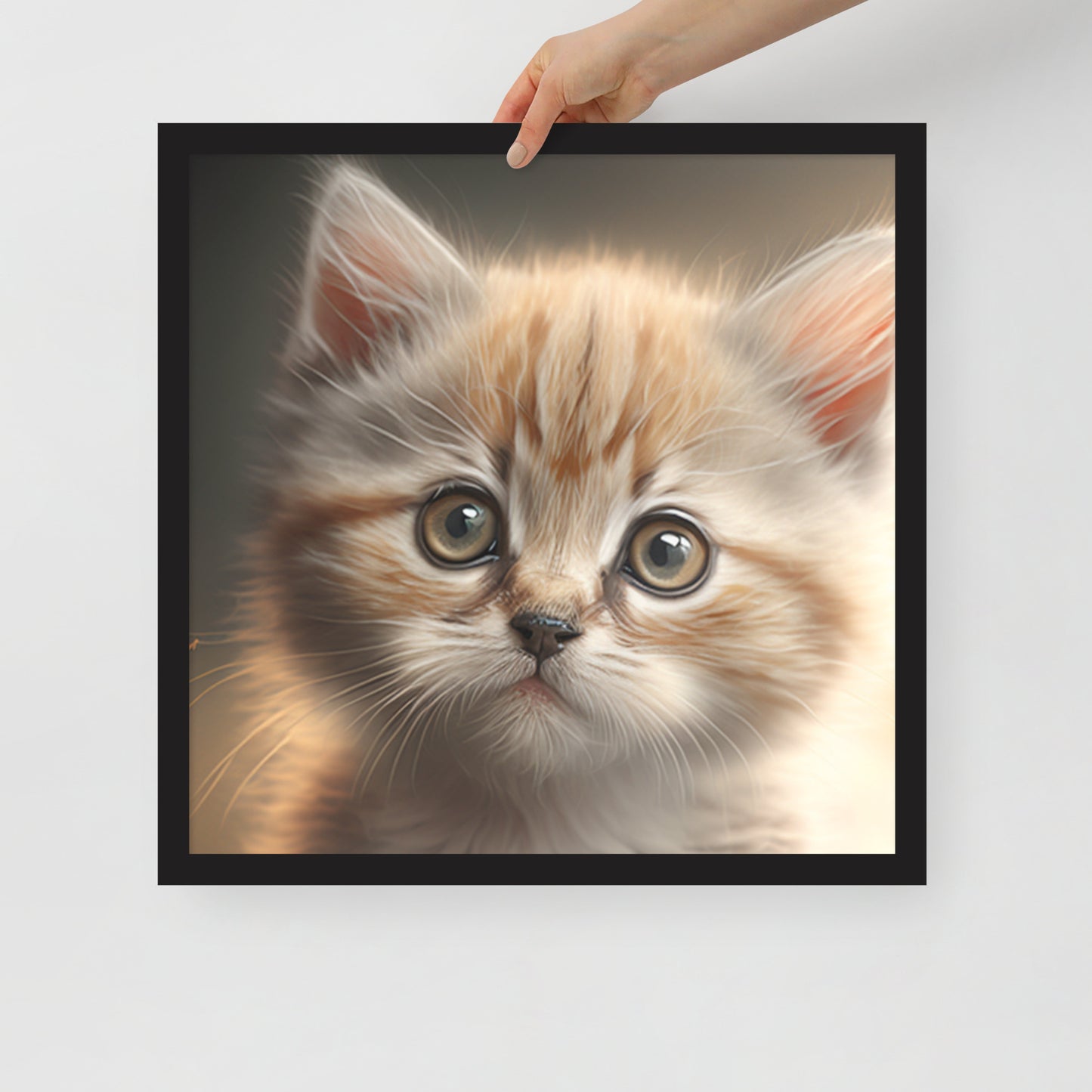 Cleo, Kitten Framed Poster
