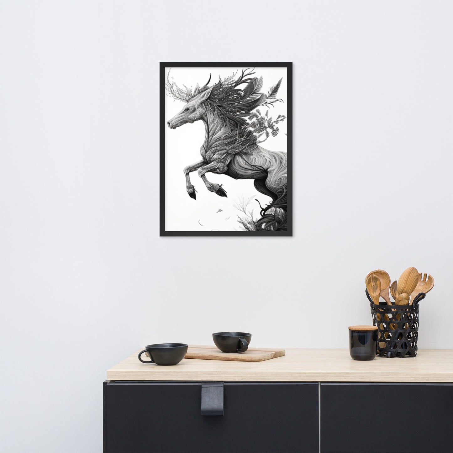 Seraphina Mystical Creature Framed poster