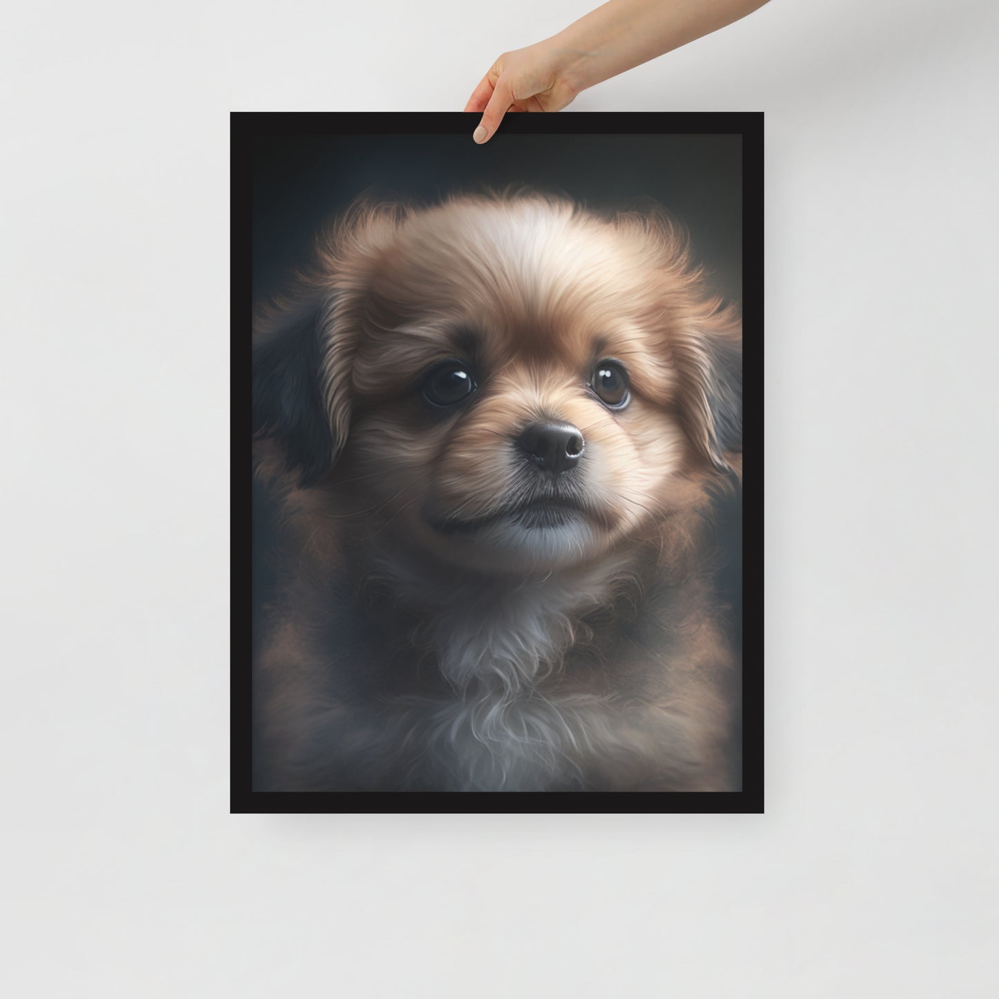 Sadie, Puppy Framed poster