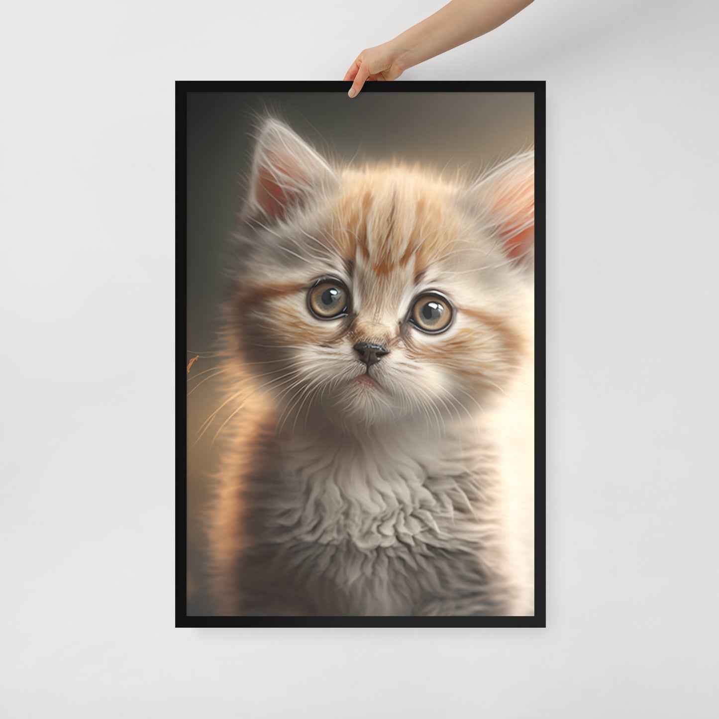 Cleo, Kitten Framed Poster