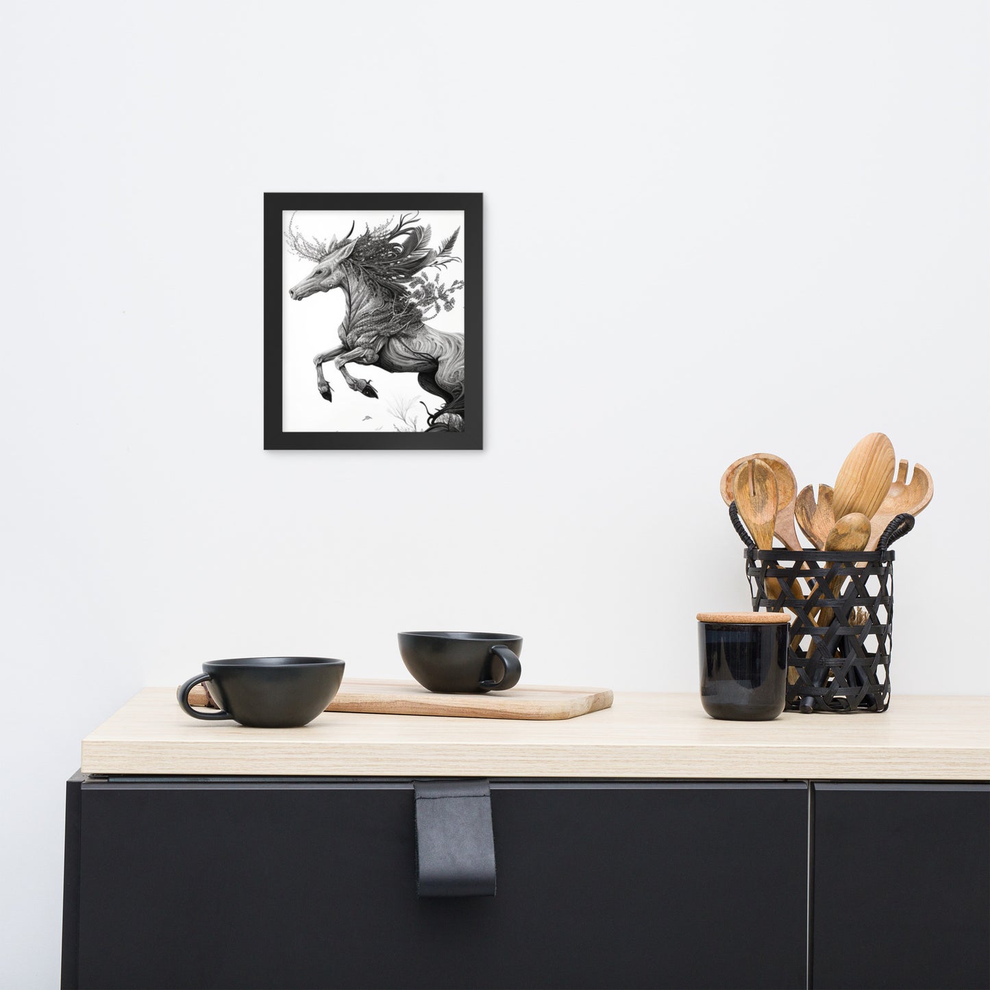 Seraphina Mystical Creature Framed poster