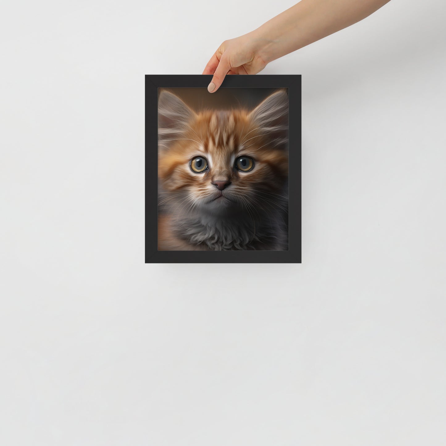 Luna, Kitten Framed poster