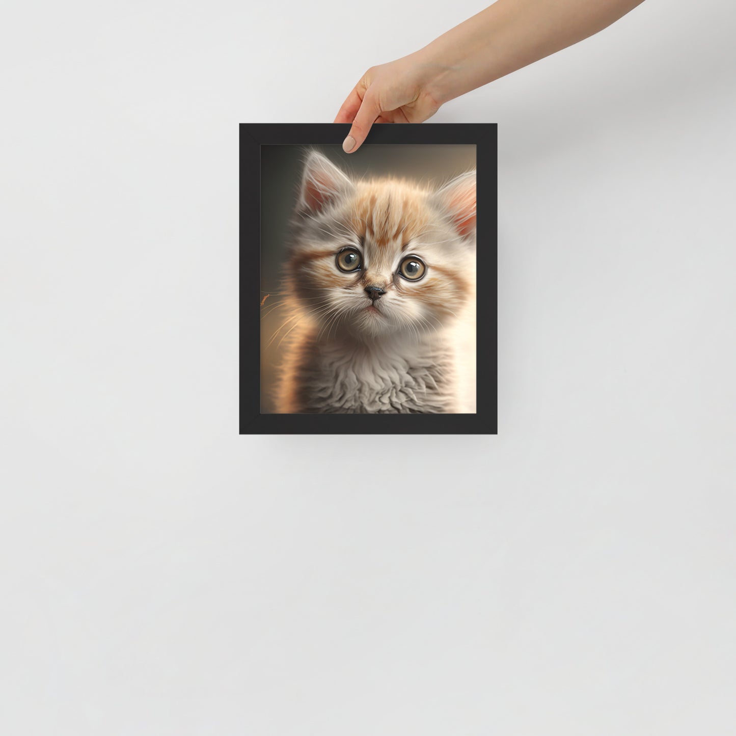 Cleo, Kitten Framed Poster