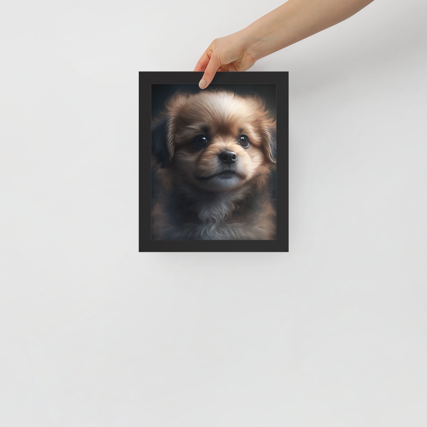 Sadie, Puppy Framed poster