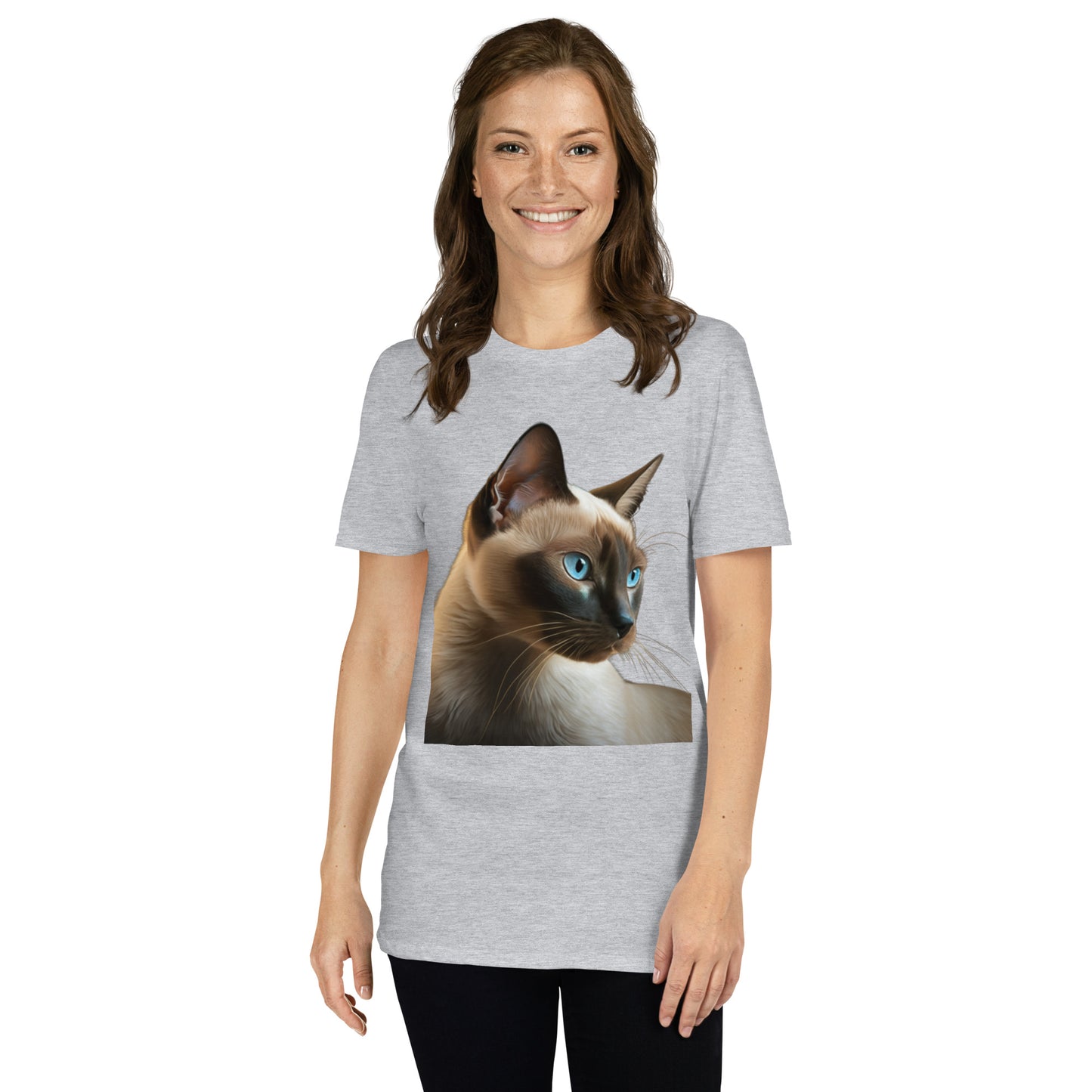 Milo, Siamese Cat Short-Sleeve Unisex T-Shirt