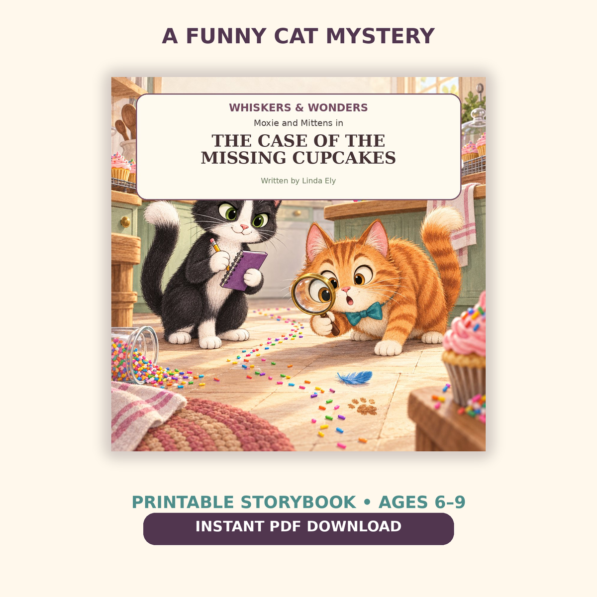 Whiskers & Wonders: Moxie and Mittens in the Case of the Missing Cupcakes