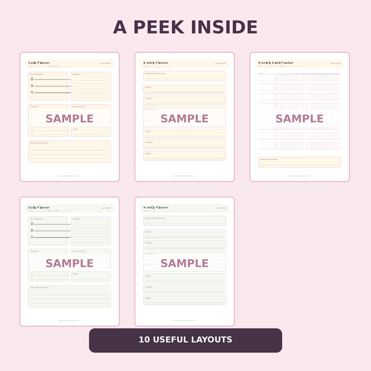 Whiskers & Wonders Kitty Planner and To-Do Pack – Printable PDF