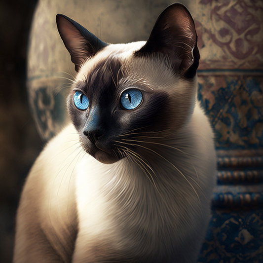 Ginger, Siamese Cat Digital Download