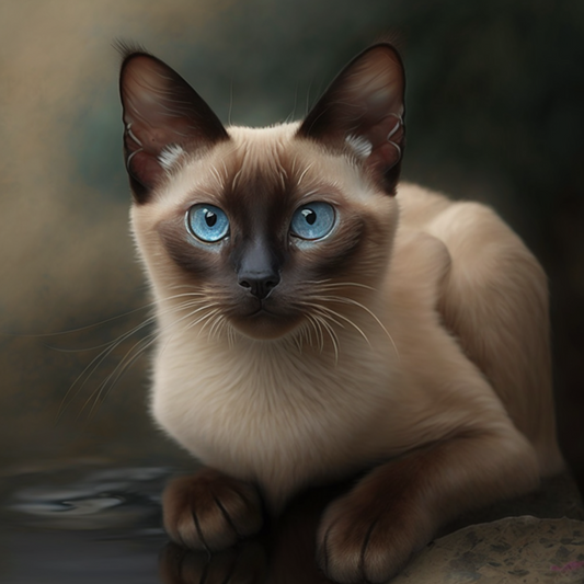 Angel, Siamese Cat Digital Download