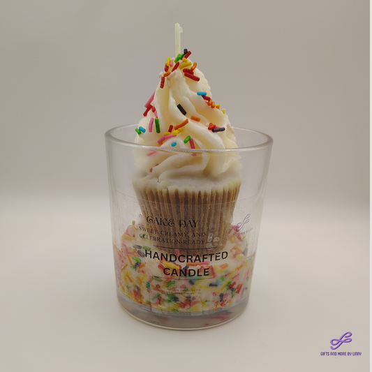 Cake Day Handcrafted Candle 8oz Jar