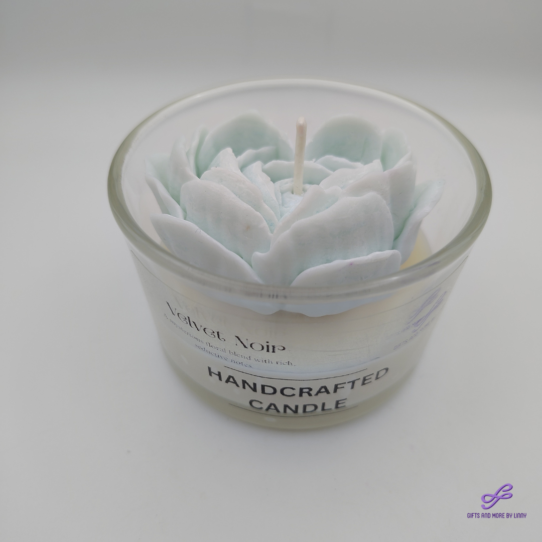 Rose Heart Glow Handcrafted Candle 4oz Jar - Calm Embrace