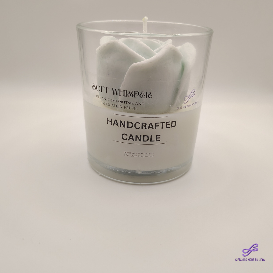 Timeless Rose Handcrafted Candle 8oz Jar