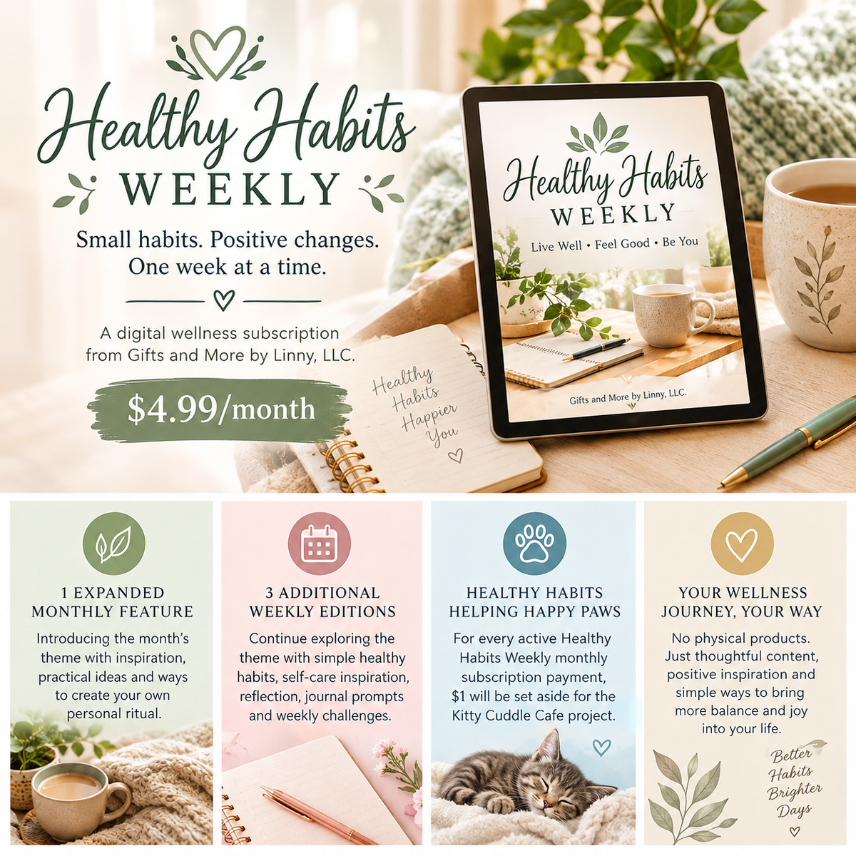 🌿 Healthy Habits Weekly — $4.99/month
