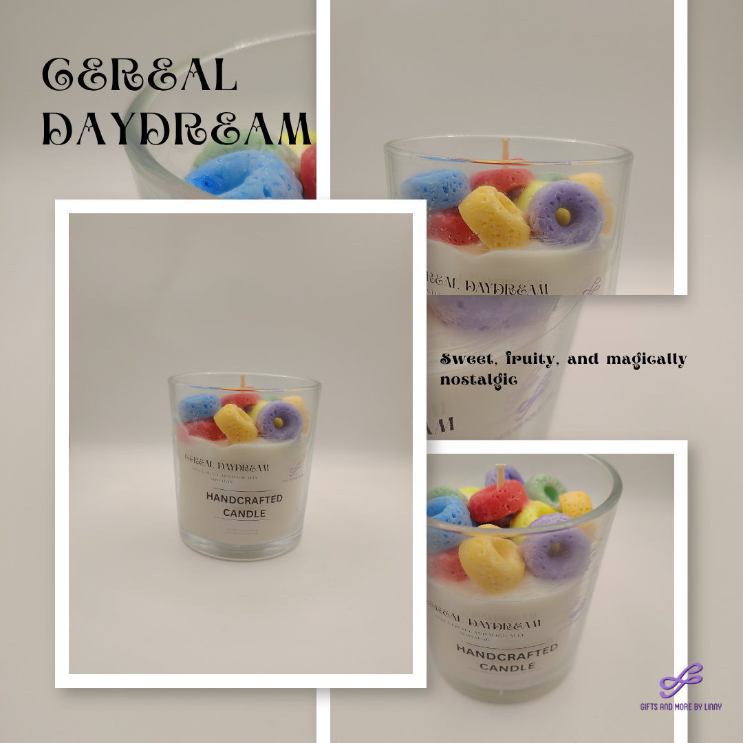 Cereal Daydream Handcrafted Candle 8 oz Jar