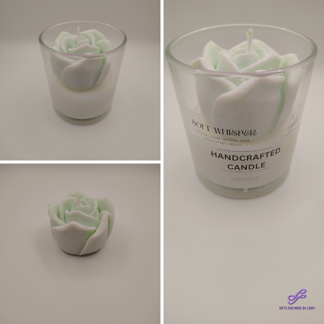 Timeless Rose Handcrafted Candle 8oz Jar