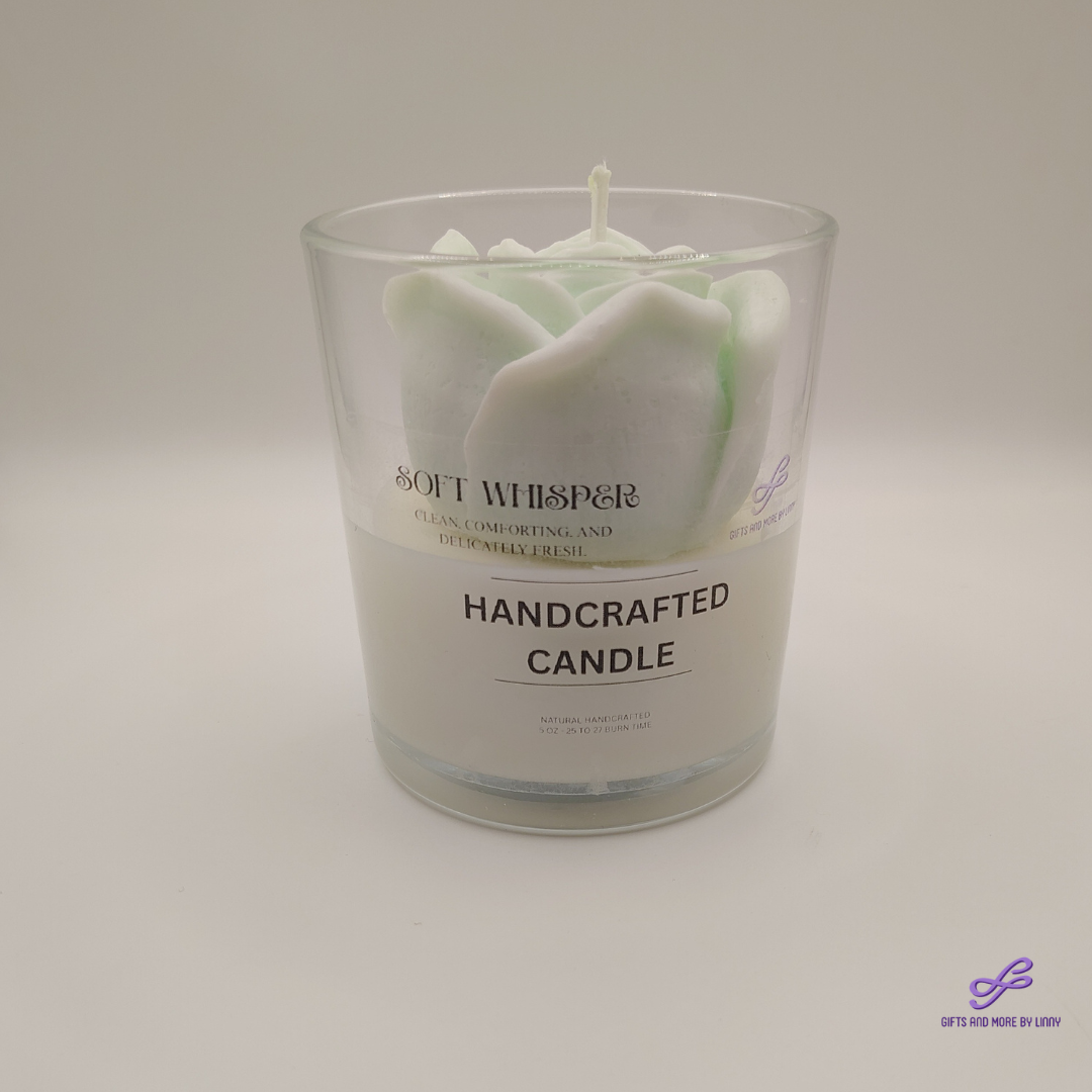 Timeless Rose Handcrafted Candle 8oz Jar