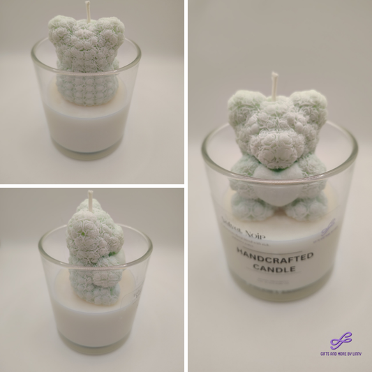 Bear Hugs & Love Handcrafted Candle 8oz Jar - Peaceful Heart