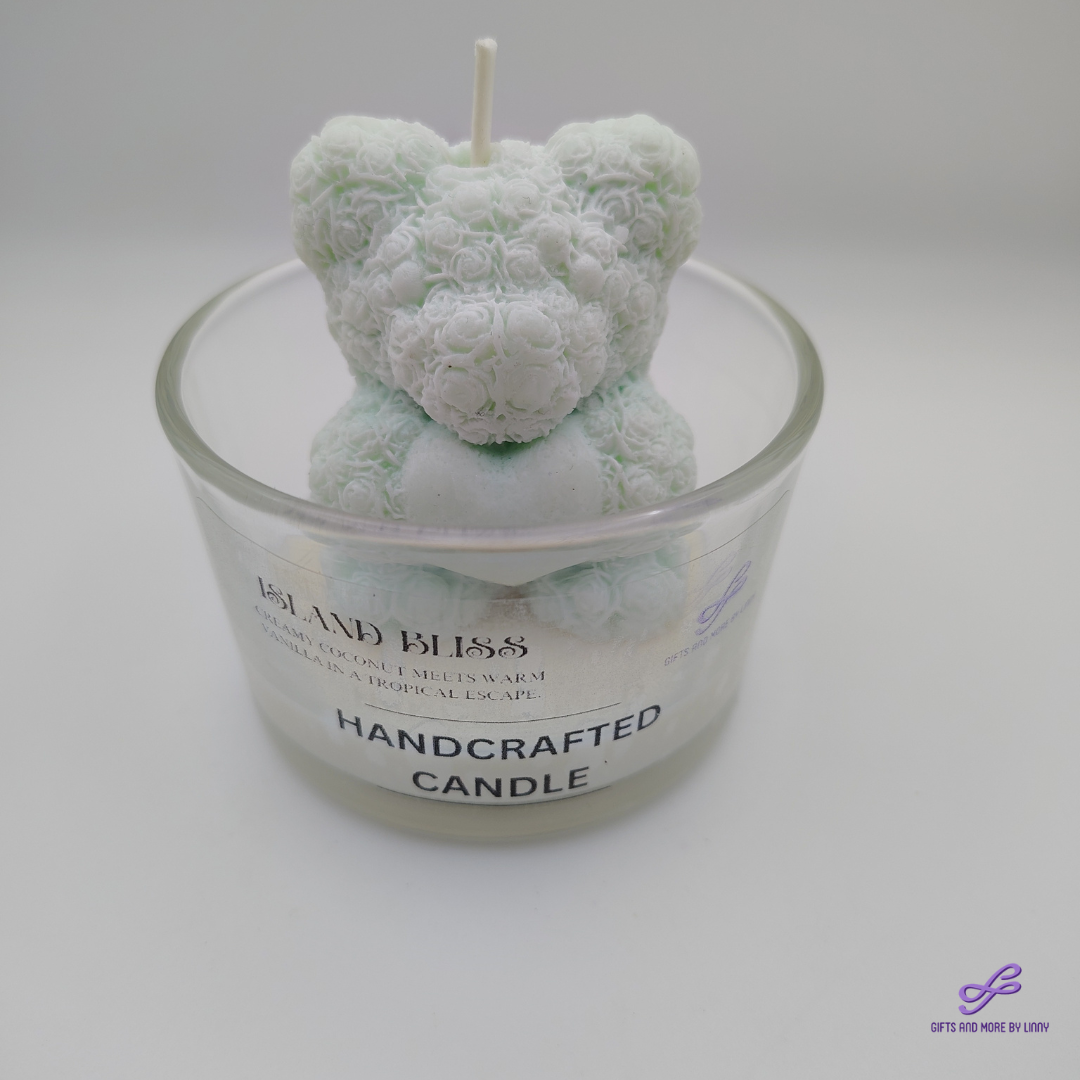 Bear Hugs & Love Handcrafted Candle 4oz Jar - Peaceful Heart