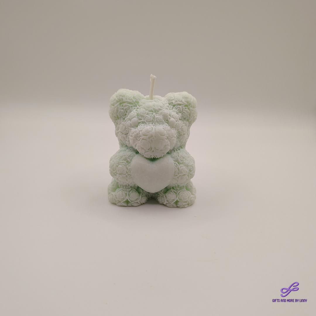 Bear Hugs & Love Handcrafted Candle 4oz Jar - Peaceful Heart