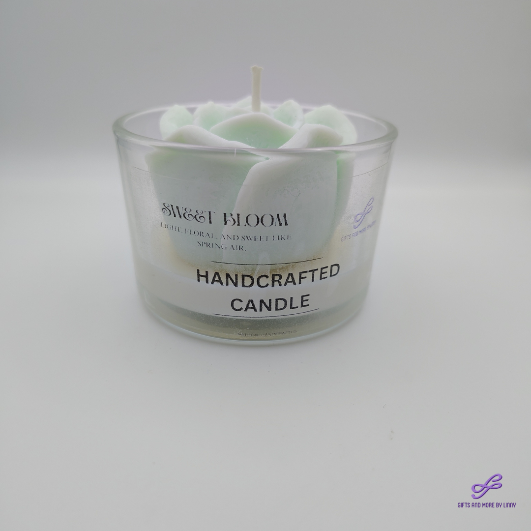 Timeless Rose Handcrafted Candle 4oz Jar - Peaceful Heart