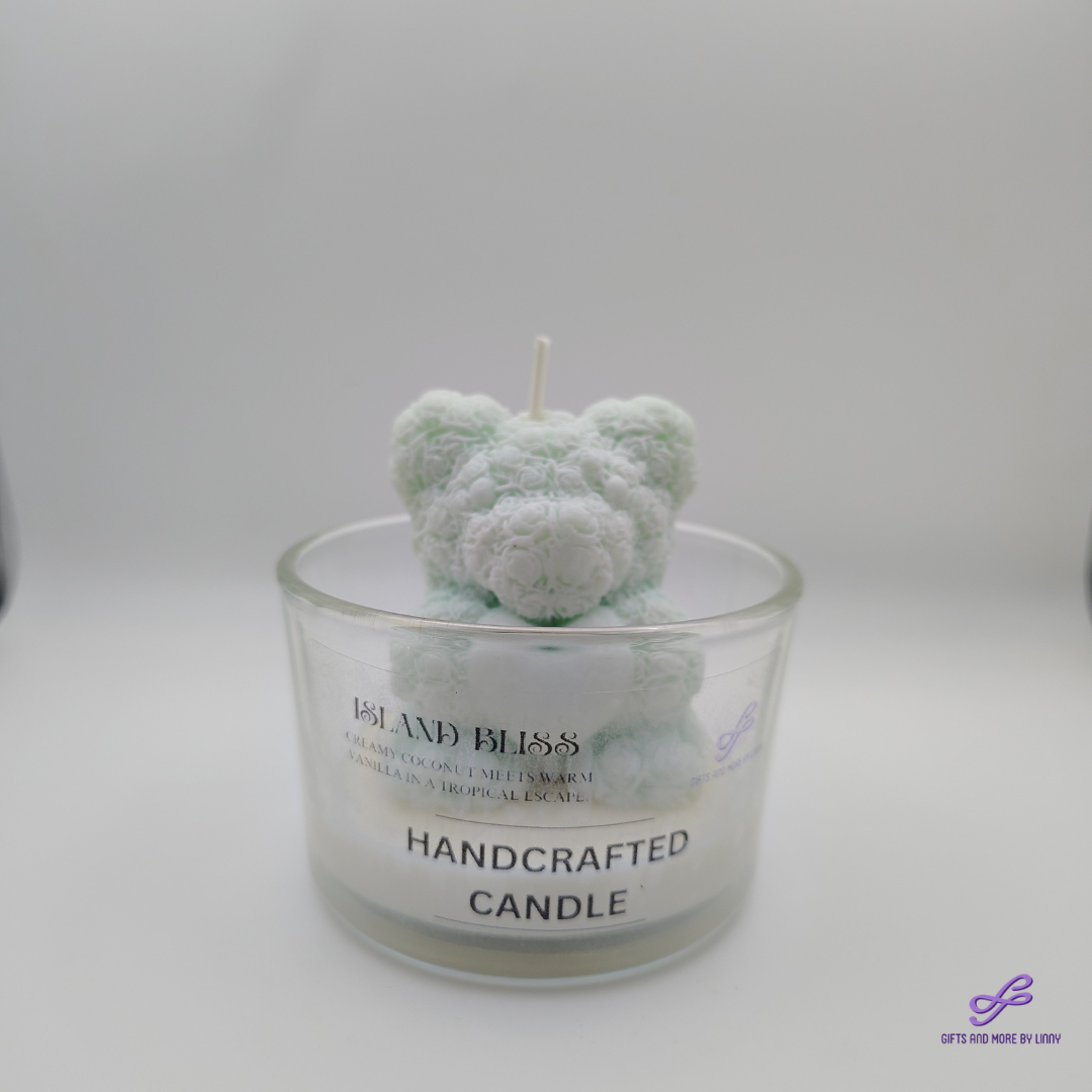 Bear Hugs & Love Handcrafted Candle 4oz Jar - Peaceful Heart