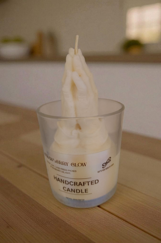 Radiant Glow Handcrafted Candle 8oz Jar