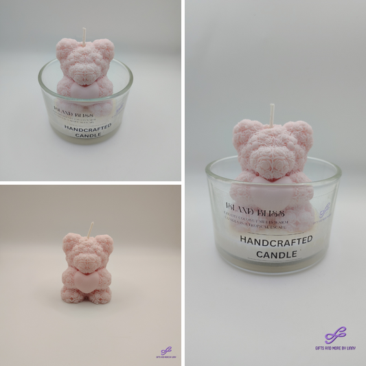 Bear Hugs & Love Handcrafted Candle 4oz Jar - Sweet Affection