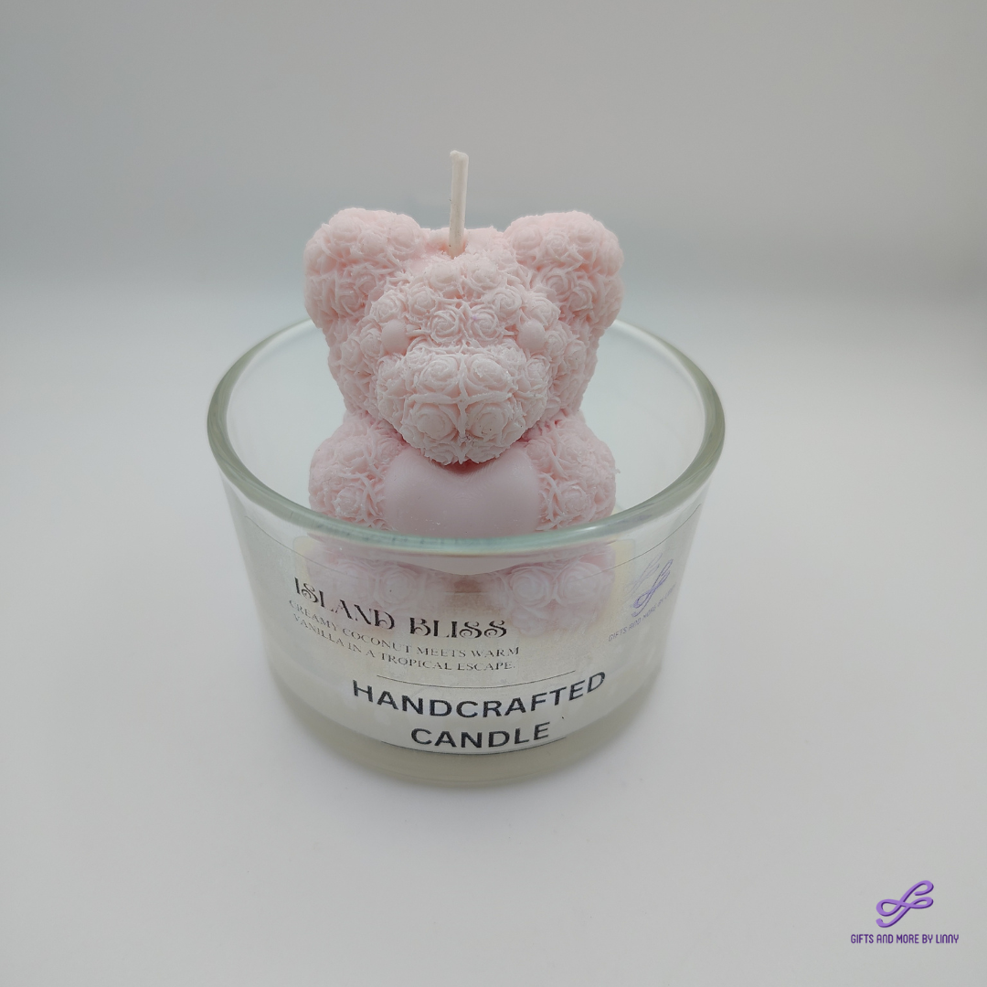 Bear Hugs & Love Handcrafted Candle 4oz Jar - Sweet Affection