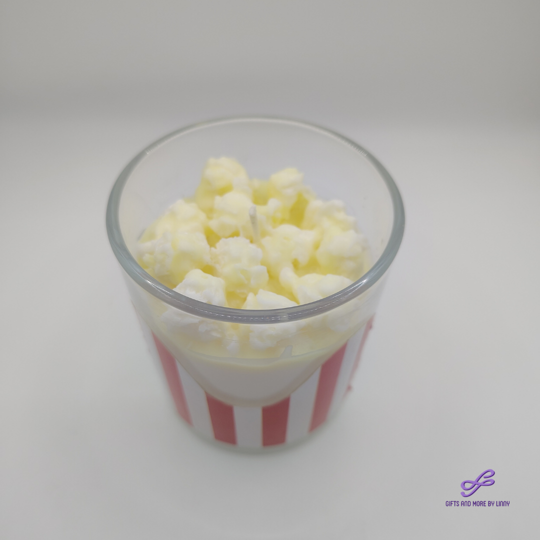 Movie Night Handcrafted Candle 8oz Jar