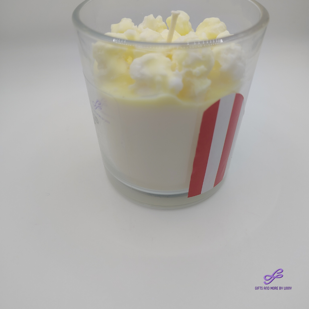 Movie Night Handcrafted Candle 8oz Jar