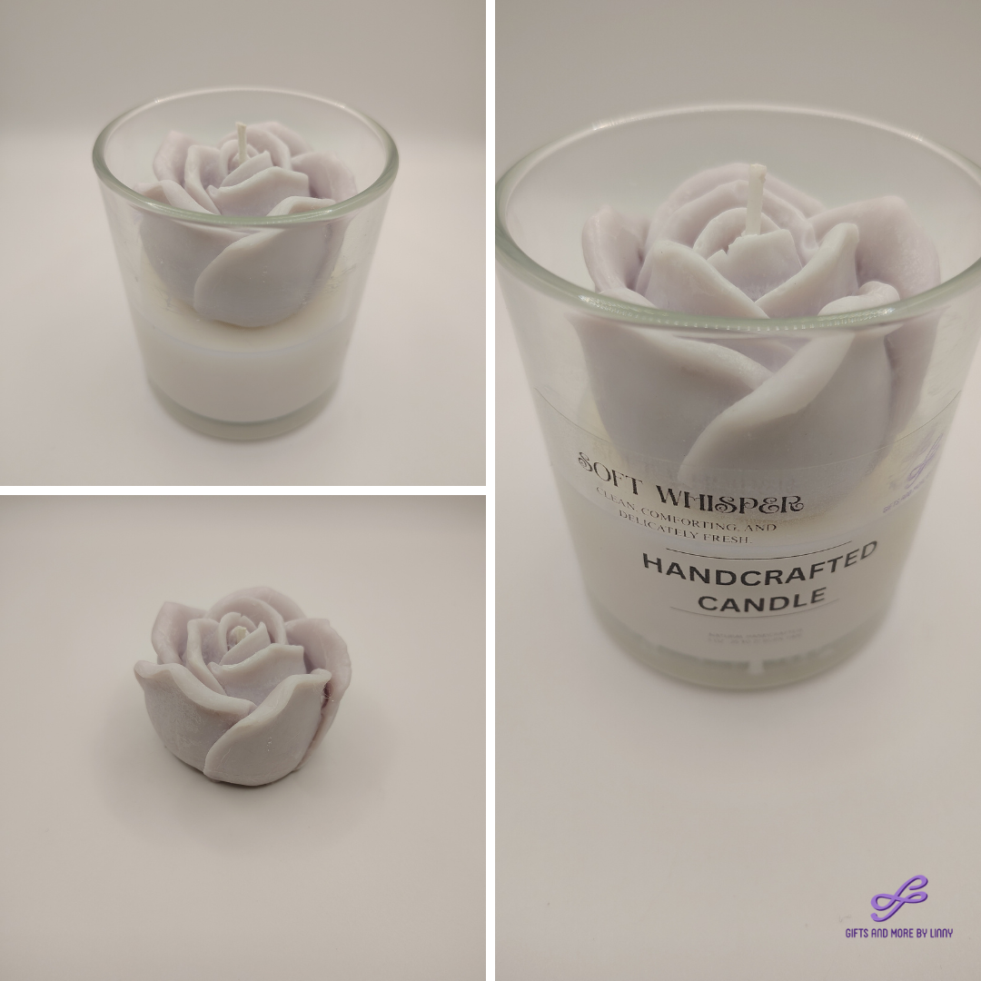 Timeless Rose Handcrafted Candle 8oz Jar