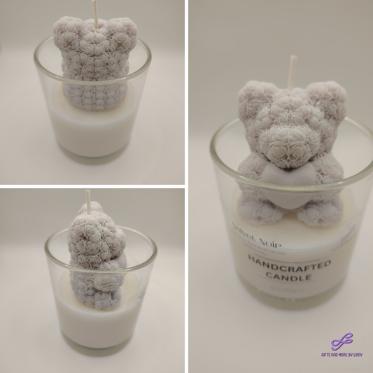 Bear Hugs & Love Handcrafted Candle 8oz Jar - Lavender Love