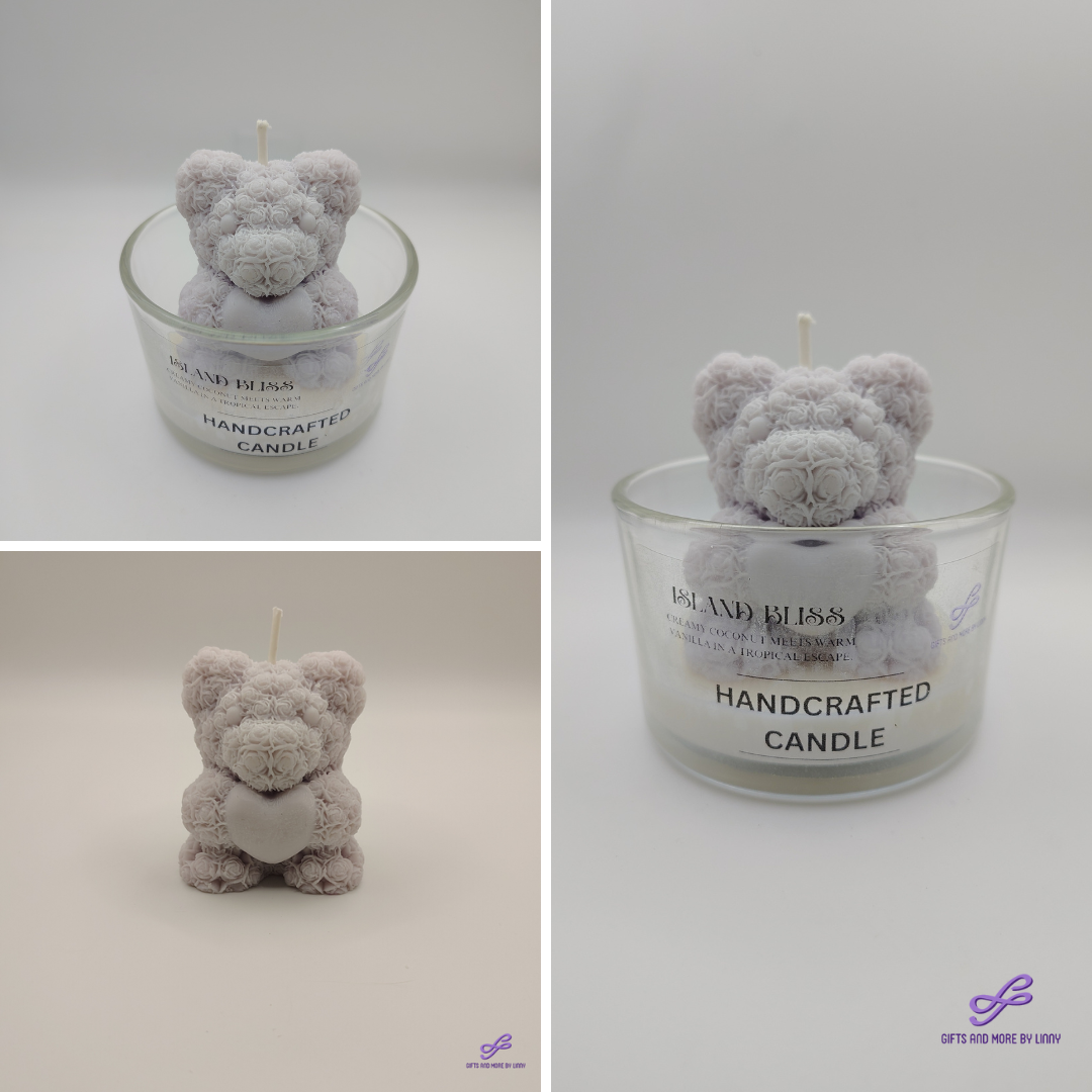 Bear Hugs & Love Handcrafted Candle 4oz Jar - Lavender Love