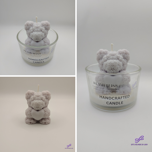 Bear Hugs & Love Handcrafted Candle 4oz Jar - Lavender Love