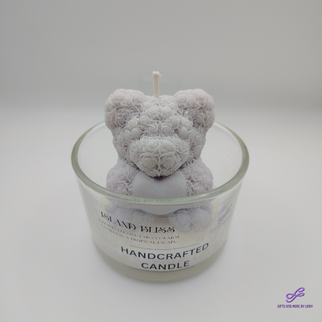 Bear Hugs & Love Handcrafted Candle 4oz Jar - Lavender Love