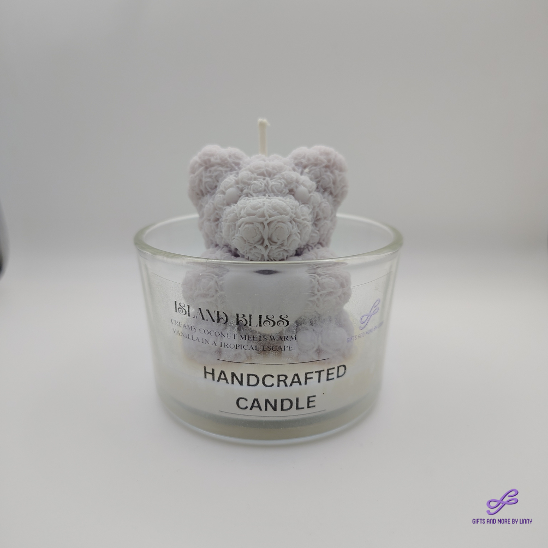 Bear Hugs & Love Handcrafted Candle 4oz Jar - Lavender Love