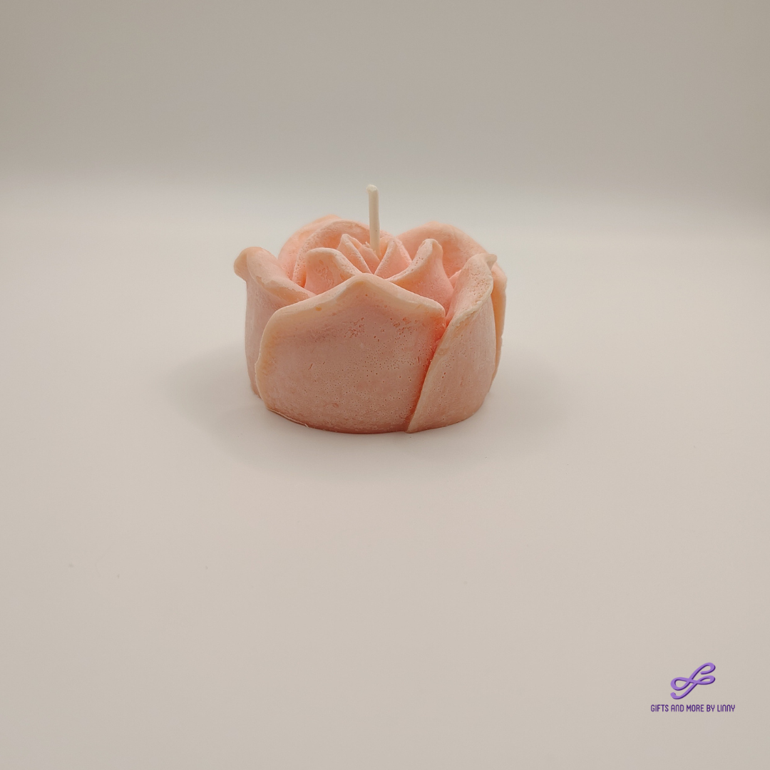 Timeless Rose Handcrafted Candle 4oz Jar - Blushing Heart