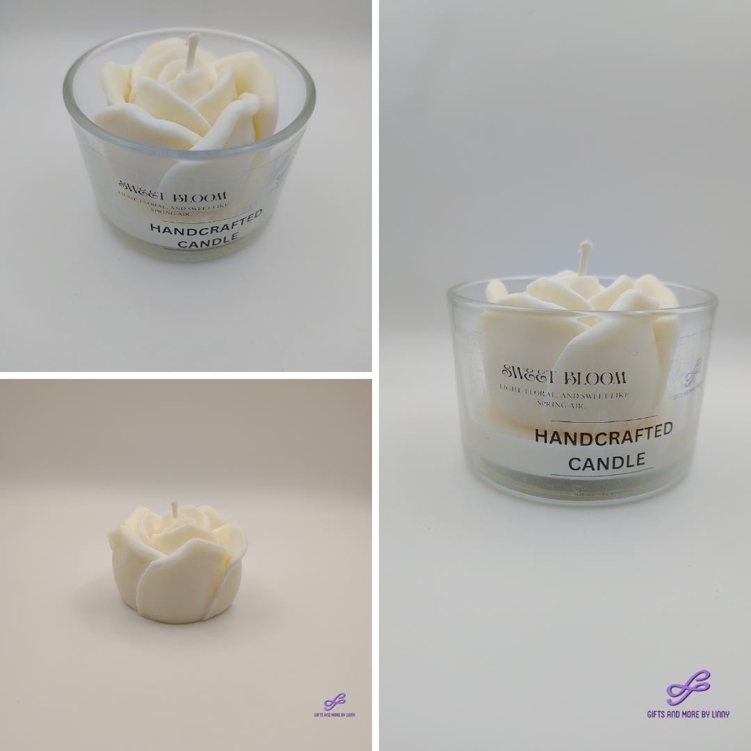 Timeless Rose Handcrafted Candle 4oz Jar