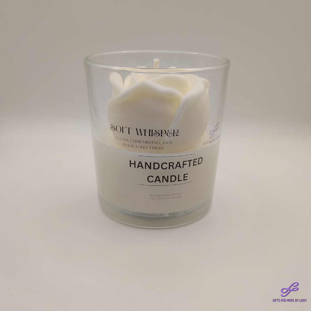 Timeless Rose Handcrafted Candle 8oz Jar