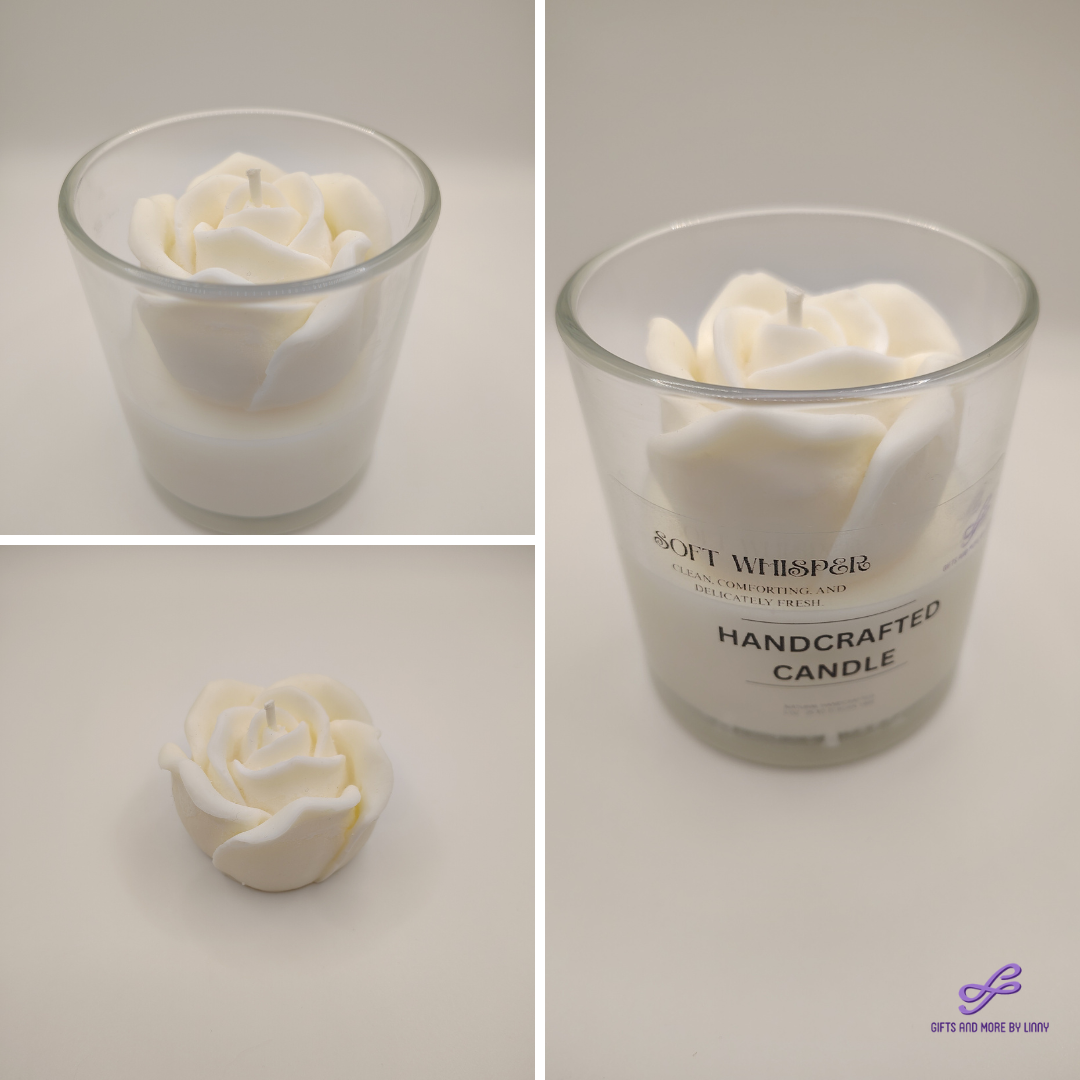 Timeless Rose Handcrafted Candle 8oz Jar